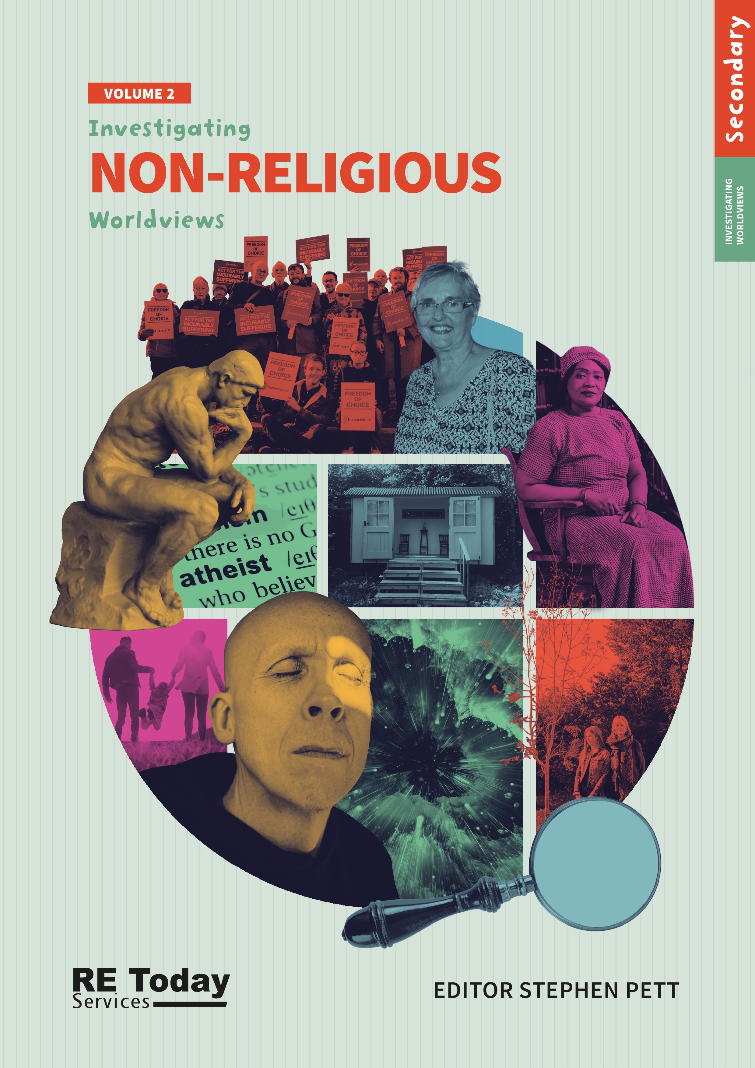Secondary Religious education curriculum book - investigating non-religious worldviews - RE Today services